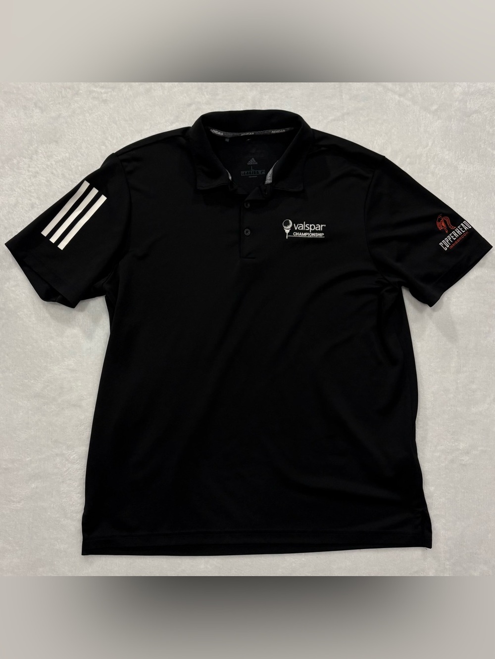 Adidas Valspar Championship Copperhead Innisbrook Golf Polo Shirt Men's Size L
